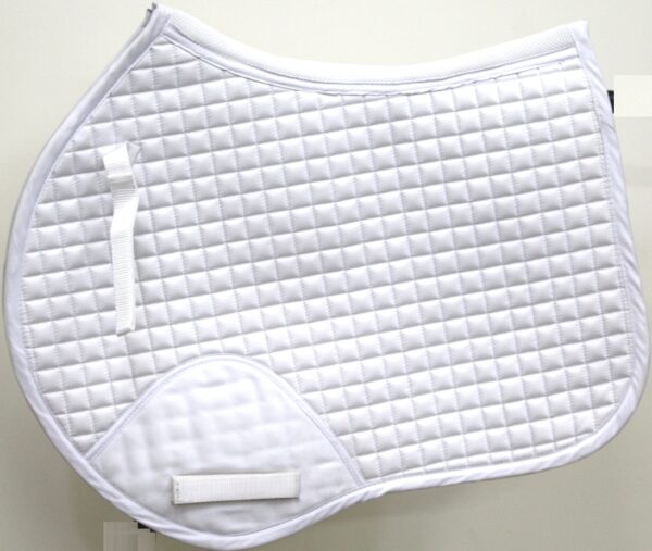 White Saddle Pad