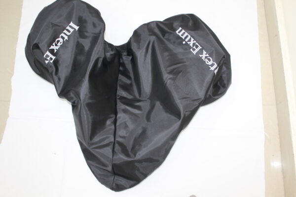 Black Saddle Cover + Printing - Image 3