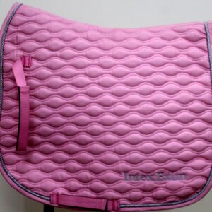 Pink Saddle Pad + Embroidery