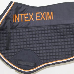 Black Saddle Pad + Silicon Printing