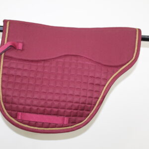 Burgundy Numnah Saddle Pad