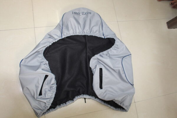 Grey Saddle Cover + Embroidery - Image 3