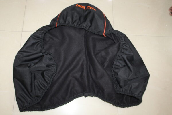 Black Saddle Cover + Embroidery - Image 3