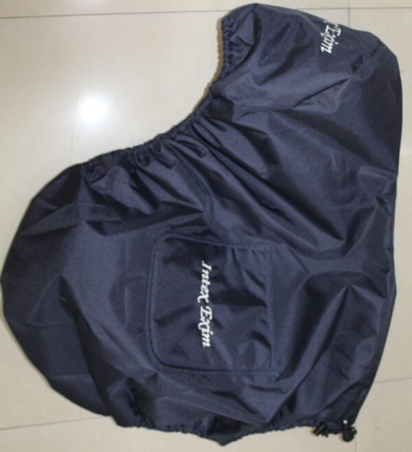 Navy Saddle Cover + Embroidery